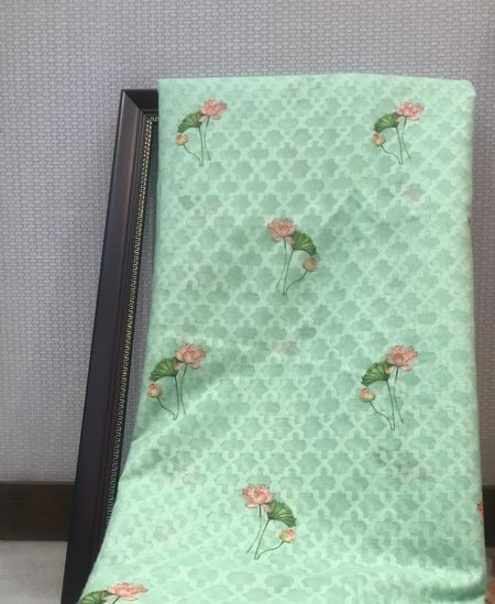 Pichwai print with Jacquard fabric