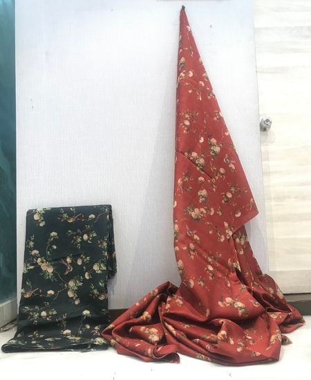 Pure Munga Silk Printed Fabric