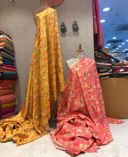 Russian Silk Printed Fabric