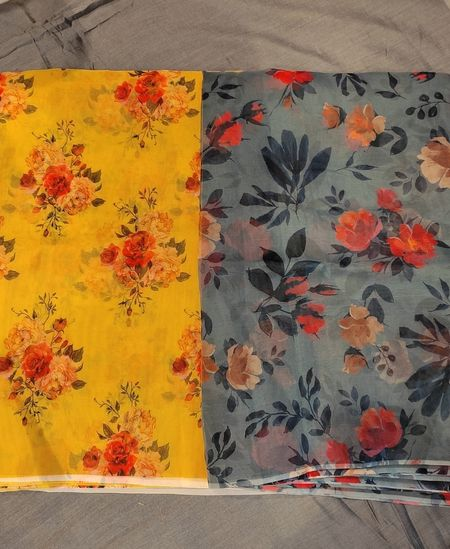 Organza Digital Print Saree